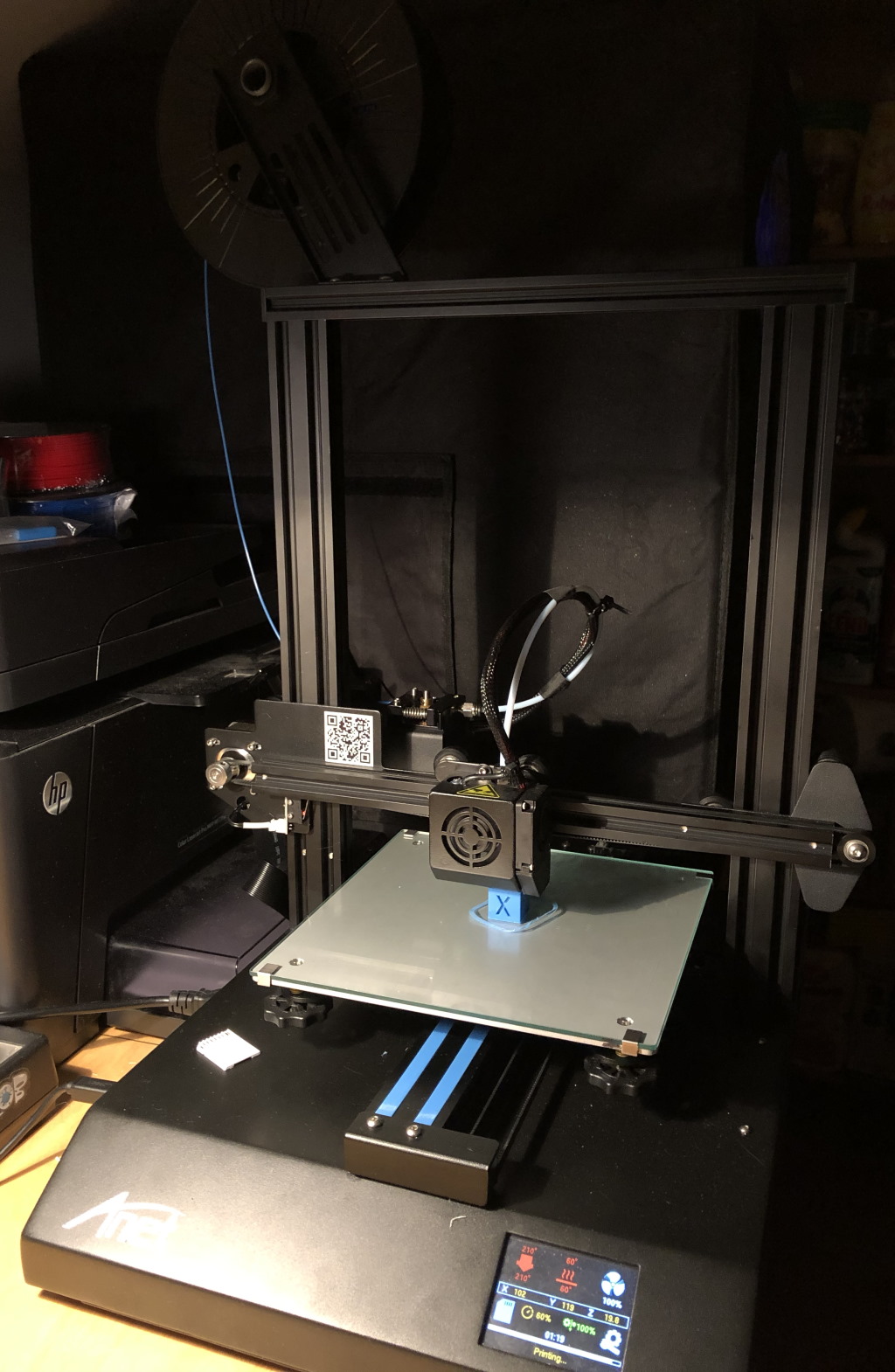 Anet ET4 Pro test prints - full in action