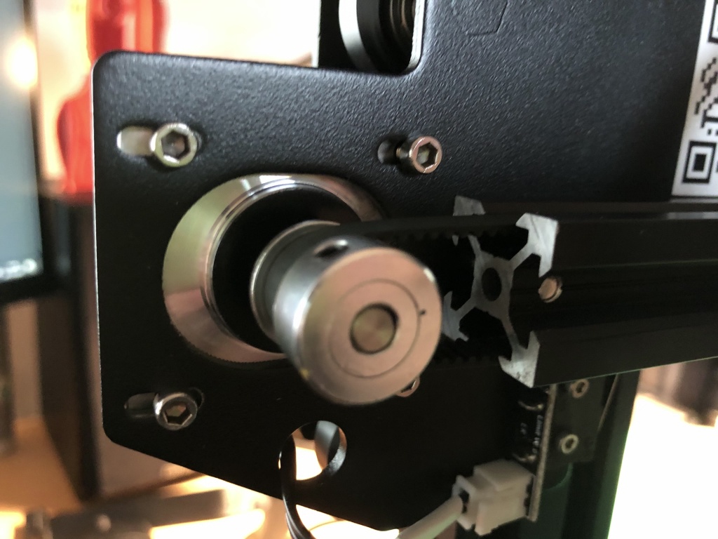 Anet ET4 Pro unboxing and assembly - belt tensioning X-axis