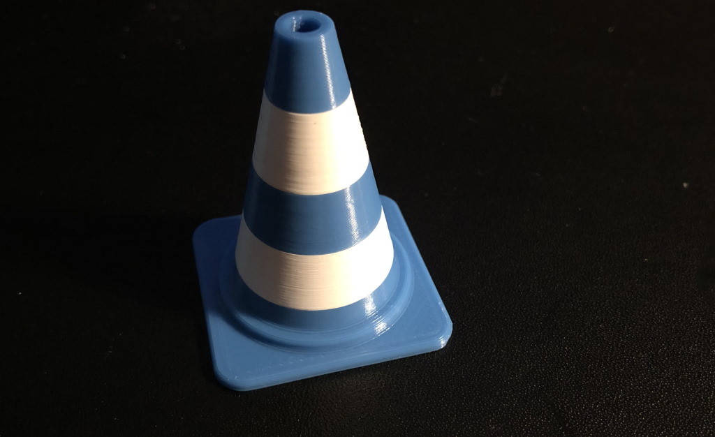 Anet ET4 Pro test prints - traffic cone