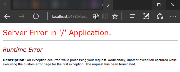 Not so helpful are you ASP.NET?