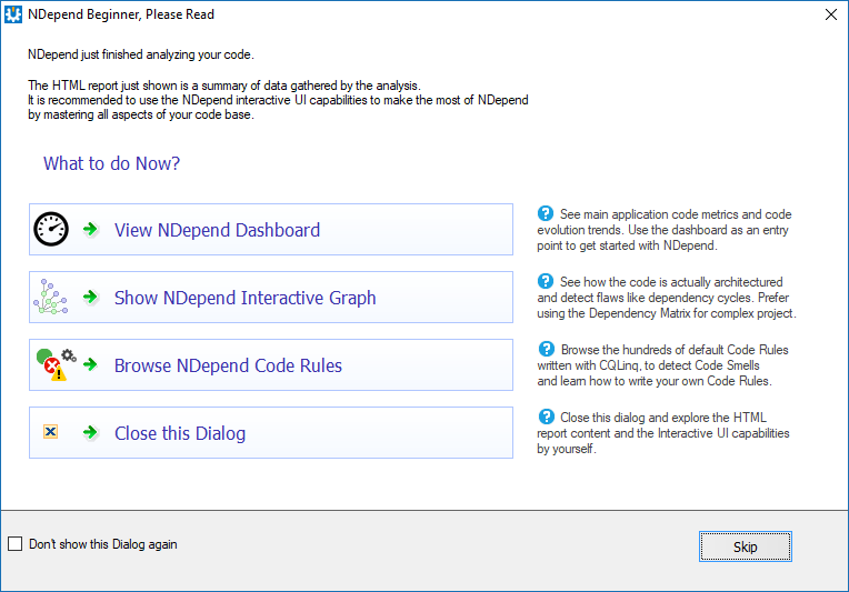 What to do? NDepend will help you.