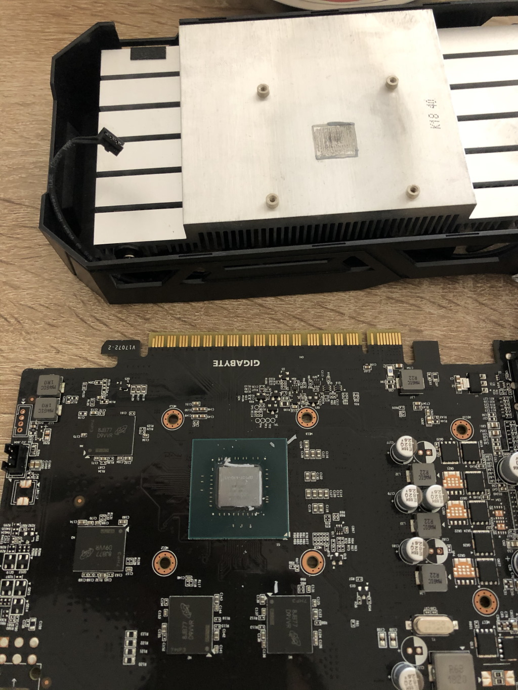 fixed my graphics card by using oven soldering | Sebastiaan Dammann