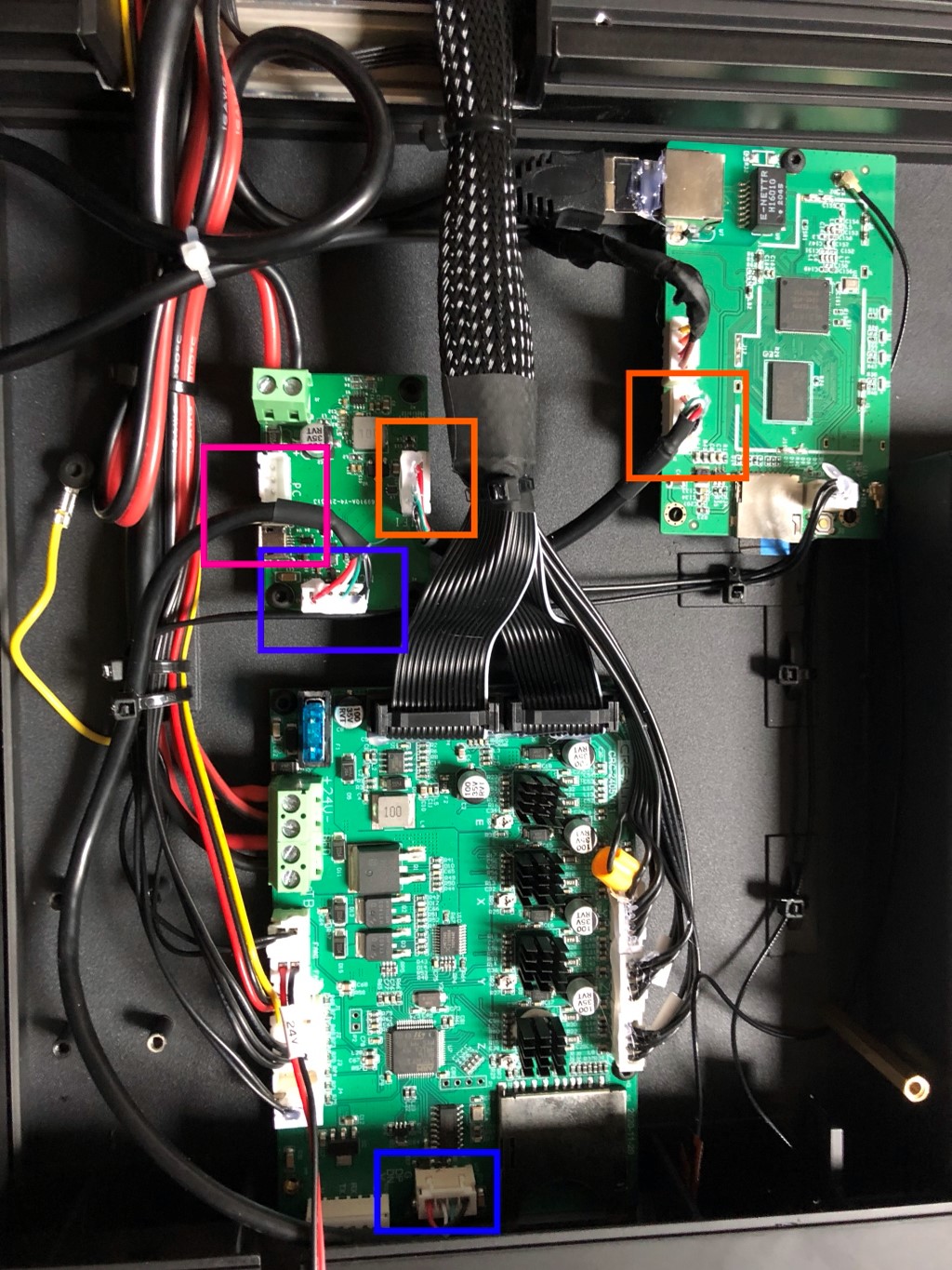 Creality CR10 Smart motherboard replacement - internals