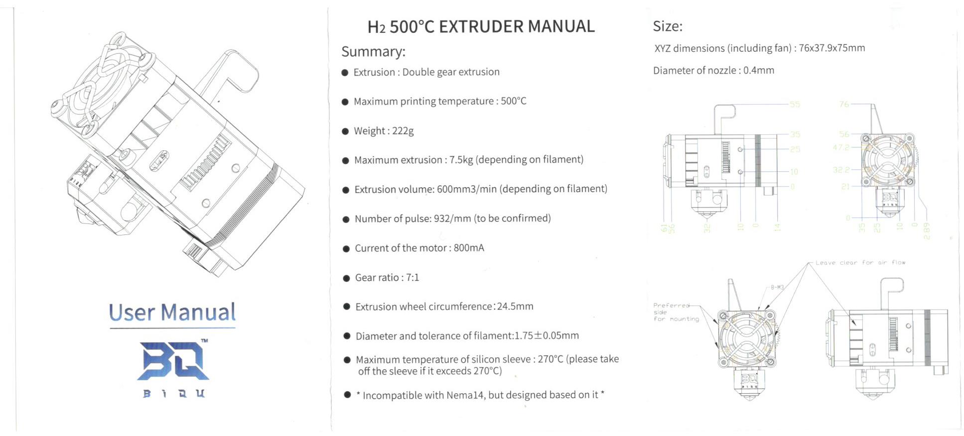 H2 - disassembly - manual