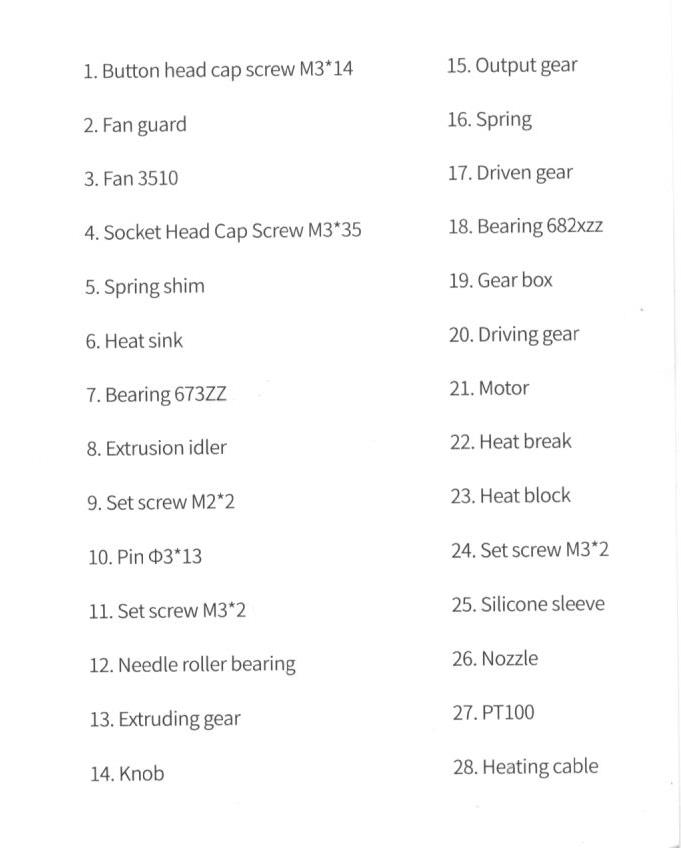 H2 - disassembly - manual